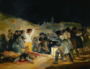 Francisco Goya's "El tres de mayo de 1808" 