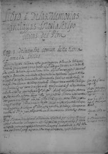 Manuscript page of the Ophir de España, written in humanistic script. 